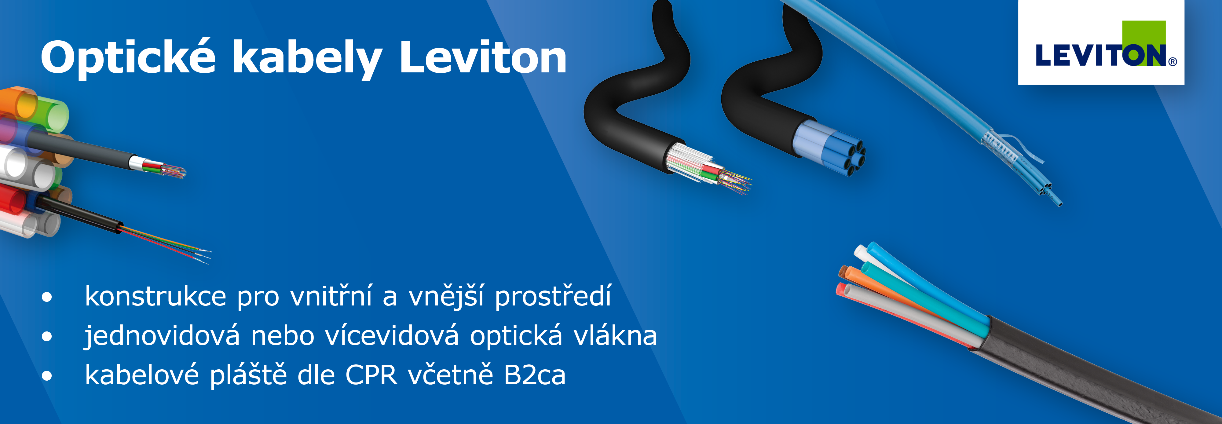 Leviton optické kabely