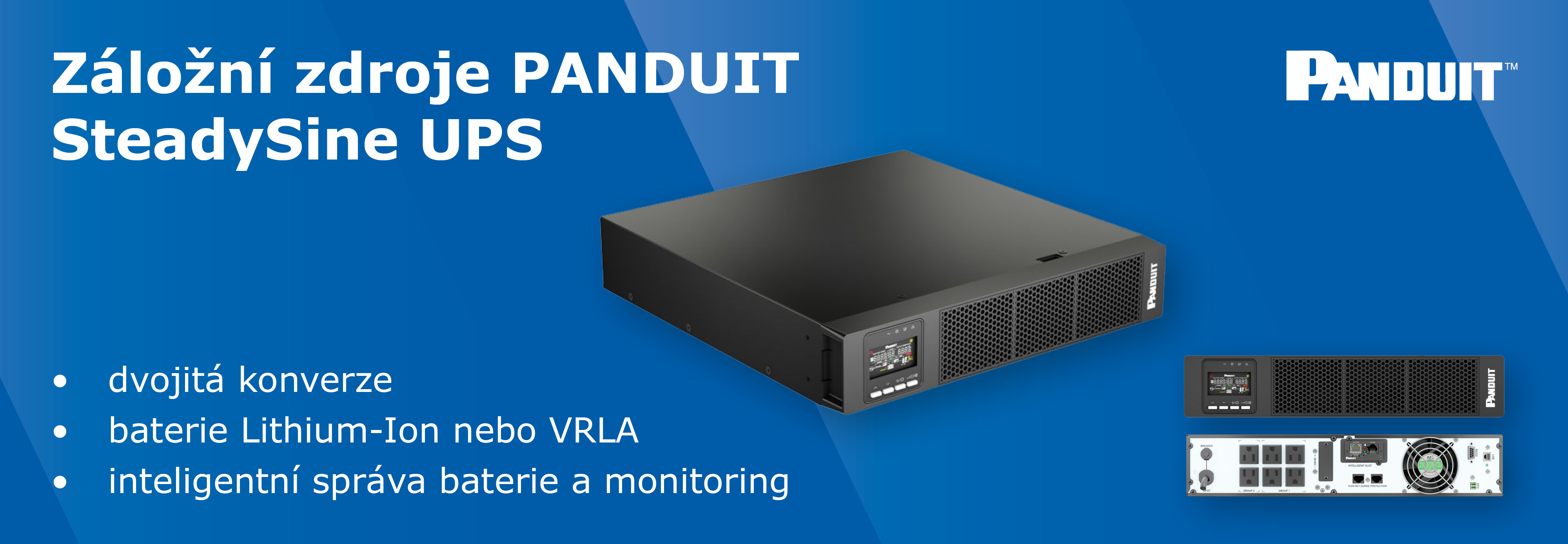 Záložní zdroje Panduit SteadySine UPS