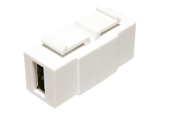 GOOBAY 25.92.0122 keystone spojka USB A(F) - USB B(F), 2.0, bílá