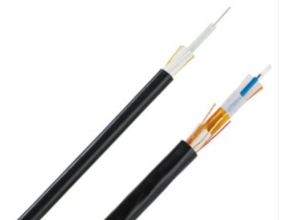 FACCX04-40 optický kabel, OM3 MM 4 vlákna Indoor-Outdoor Central Tube, EuroClass Eca, černý