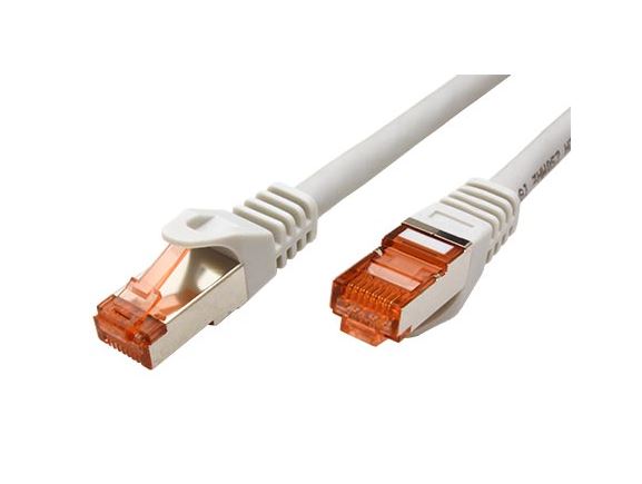 21.15.2601 propojovací kabel RJ45/RJ45, S/FTP, 1m, kat. 6, LSOH, šedý