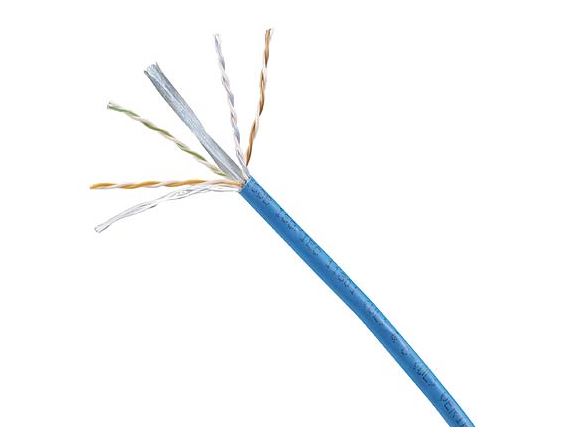 NUZ6C04BU-KE Kabel U/UTP, kat. 6, LSZH Dca-s2, d2, a1, NetKey, modrý, box 305m