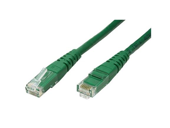 UTP6-1-GR propojovací kabel RJ45/RJ45, U/UTP, 1m, kat. 6, PVC,zelený