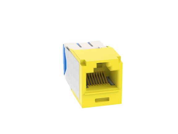 CJ6X88TGYL Modul MINI-COM TX PLUS UTP, RJ45, kat. 6A 10G, žlutý