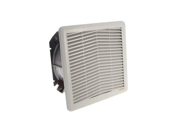 ID-EF-01-4 ventilátor s filtrem pro rozvaděče Conteg WME, 12m3/h, 230VAC, IP54, šedý