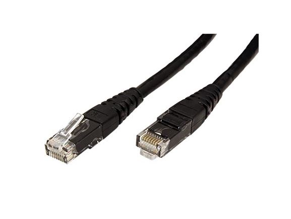 UTP6-2-BL propojovací kabel RJ45/RJ45, U/UTP, 2m, kat. 6, PVC, černá