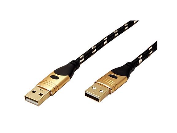 11.02.8913 Gold USB 2.0 kabel USB A(M) - USB A(M), 3m