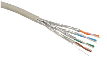 SOLARIX SXKD-6A-STP-LSOH kabel U/FTP, kat. 6A, LSOH Dca s1 d2 a1, šedý, cívka 500m
