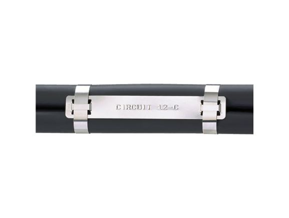 MMP350W38-CQ316 Kabelový štítek nerezový, 316 Stainless Steel,(88.9 mm x 9.7 mm), bal.125ks