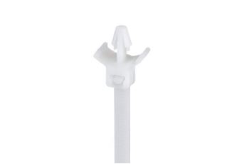 PLWP1S-D Vázací plastová páska Push Tie s kotvou, 4,8x132mm,, Nylon 6.6, bílá, bal. 500 kusů PLWP1S-D Vázací plastová páska Push Tie s kotvou, 4,8x132mm,, Nylon 6.6, bílá, bal. 500 kusů