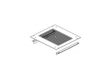 CONTEG DP-VER-091F-B instalační rám s filtrem pro DP-VEN-07/8/9 a DP-VEC-09, h. 1000mm, šedý