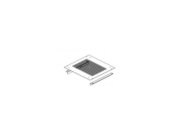 CONTEG DP-VER-061F-B instalační rám s filtrem pro DP-VEN-04/5/6 a DP-VEC-06, h. 1000mm, šedý