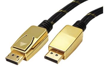 ROLINE 11.04.5921 Gold DisplayPort kabel v.1.4, DP(M) - DP(M), 2m