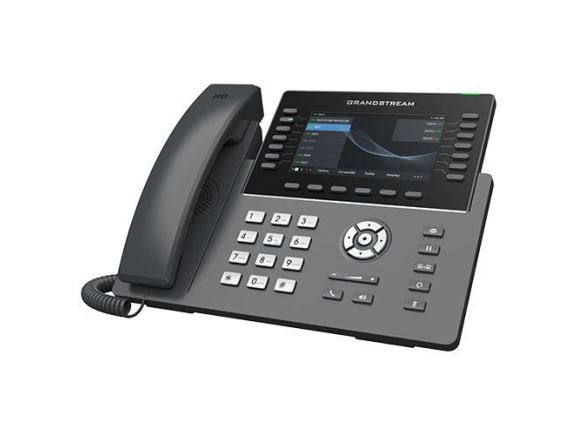 GRP2650 SIP telefon, 6xSIP účet, 5-ti cestná audiokonference, 2xGLAN, PoE, Wi-Fi, BT