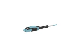 FS2RLU1U1NNM005 Optický propojovací kabel OM4+ 2mm LSZH LC- LC Uniboot Std Polar.,Ultra IL, aqua, 5m (1)