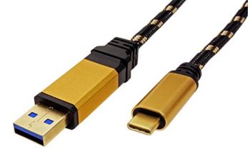 ROLINE 11.02.9013 Gold USB 3.0 kabel USB3.0 A(M) - USB C(M), 1m