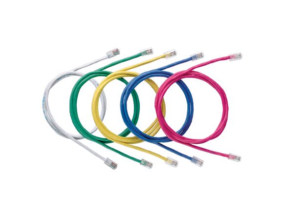 PANDUIT NK5EPC1MY propojovací kabel NetKey RJ45/RJ45, U/UTP, kat. 5e, 1m, šedý
