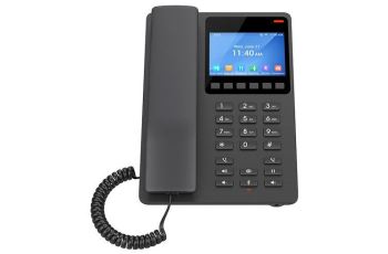 GHP631W SIP hotelový telefon s displejem a podporou Wi-Fi, černý GHP631W SIP hotelový telefon s displejem a podporou Wi-Fi, černý