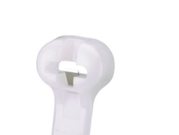 BT4LH-L Vázací plastová páska BarbTy s kovovou pojistkou,7x378mm,UV stabil.,vnitřní,bal50ks