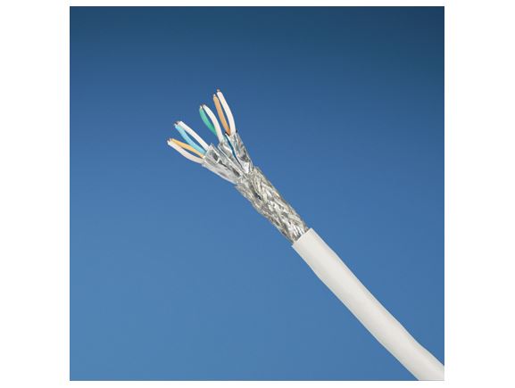 PSL7004WH-HED kabel S/FTP, kat. 7, 600MHz, LSZH, Dca-s1a, d1, a1, bílý, cívka 500m