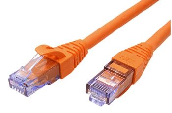 21.15.2777 Propojovací kabel RJ45/RJ45, U/UTP, 10m, kat. 6A, LSOH, oranžový 21.15.2777 Propojovací kabel RJ45/RJ45, U/UTP, 10m, kat. 6A, LSOH, oranžový