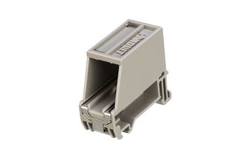 CADIN1IG-S Držák na DIN lištu pro modul Panduit MINI-COM, stínění, šedý