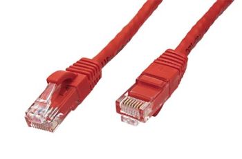 VALUE 21.99.1422 propojovací kabel RJ45/RJ45, UTP, 2m, kat. 6A, PVC, červený