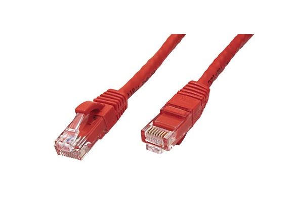 21.99.1422 propojovací kabel RJ45/RJ45, UTP, 2m, kat. 6A, PVC, červený