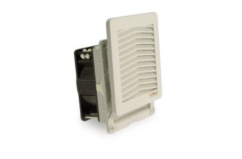CONTEG ID-EF-04-4 ventilátor s filtrem pro rozvaděče Conteg WME, 45m3/h, 230VAC, IP54, šedý