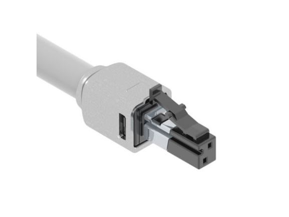 SP-1LSA22BL konektor T1 SPE Single Pair Ethernet, IEC 63171-1 “Type 1”, IP20, pro AWG18 stíněné kabely