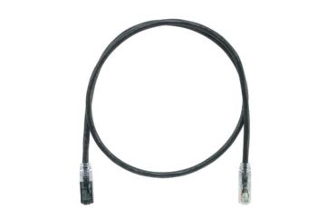 PANDUIT STPK6X2MBL klíčovaný propojovací kabel RJ45/RJ45, S/FTP, kat. 6A, 2m, černý