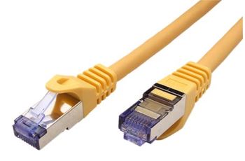 ROLINE SFTP6A-2-YL propojovací kabel RJ45/RJ45, S/FTP, 2m, kat. 6A, LSOH, žlutý