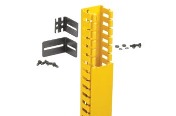 FRHD2KTYL Vyvazovací žlab s víkem, vertikální, FiberRunner 2"x2" (d. 1828mm, 51x51mm), žlutý
