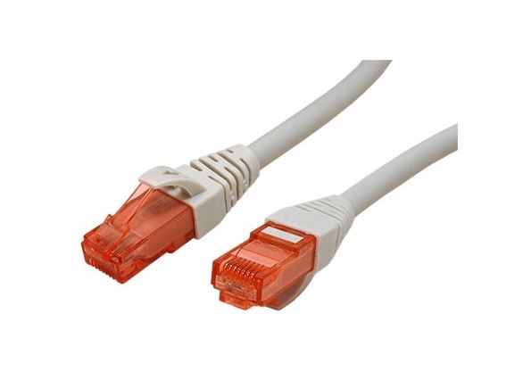 21.15.2504 Propojovací kabel RJ45/RJ45, U/UTP, 1,5m, kat. 6, LSOH, šedý