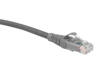 C6CPCU030-888BB Propojovací kabel RJ45/RJ45, U/UTP, kat. 6, LSZH, 3m, šedý