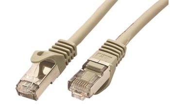 VALUE STP7M3 propojovací kabel  AWG 26 S/FTP,  kat. 7, s konektory RJ45, LSOH, šedý. 2m