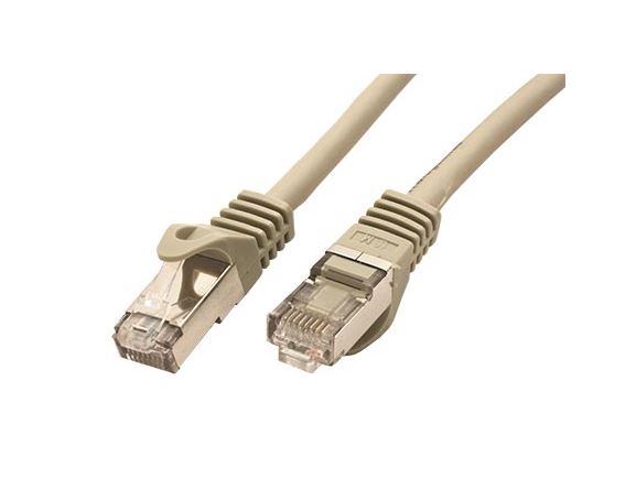 STP7M3 propojovací kabel  AWG 26 S/FTP,  kat. 7, s konektory RJ45, LSOH, šedý. 3m