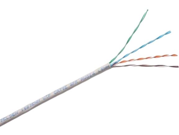 1583ENH.00500 Kabel U/UTP, kat. 5E, 4-pár 24AWG, LSZH, Dca-s2,d2,a1, cívka 500m, barva šedá