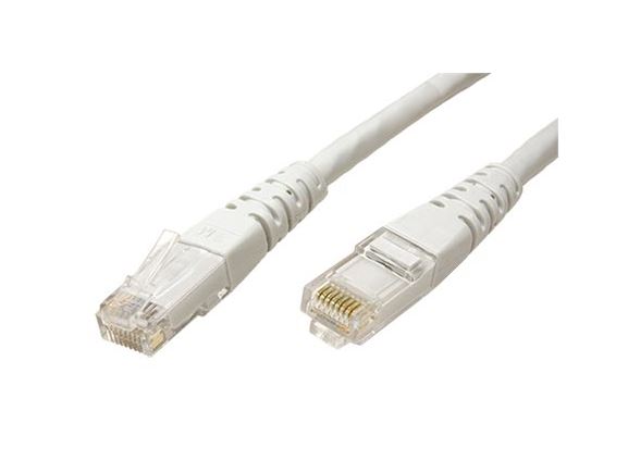 UTP6-0,5-GY propojovací kabel RJ45/RJ45, U/UTP, 0,5m, kat. 6, PVC, šedý