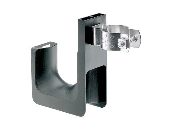 JP2UF100-L20 Držáky kabelů a svazků J-PRO, velikost 2", svorka pro tyče, černé, bal. 50 kusů