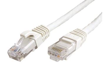 VALUE 21.99.1475 propojovací kabel RJ45/RJ45, U/UTP, 5m, kat. 6A, PVC, bílá