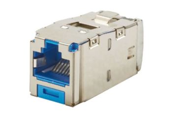 PANDUIT CJS6X88TGBUY modul MINI-COM TX STP, RJ45, kat. 6A 10G, modrý