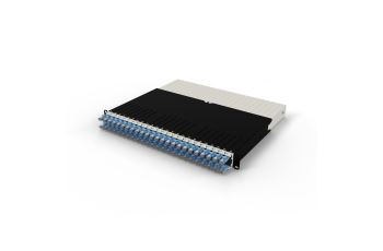 PONEX8STPBL PATCHBOX.ONE Cat.6a sestava (STP, Blue, 0.8m / 8RU) (1)