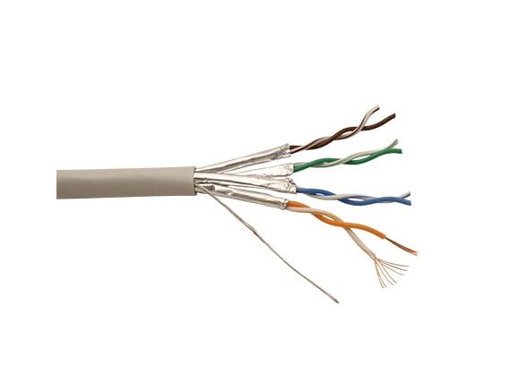 21.15.1682 kabel-licna-laněné vodiče, U/FTP, AWG26, kat. 6A, PVC, šedá, bal.305m