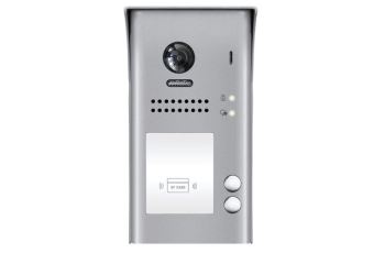 XtendLan DPC-D250-2-ID dveřní stanice pro D2, 2x zvonek, barevná kamera, RFID, IP54, 1x zámek, povrchová montáž