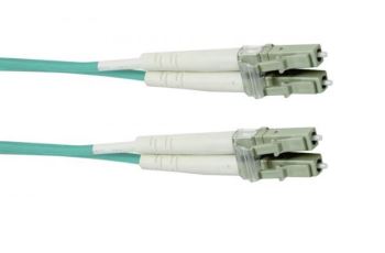 LC-LC-3-M53DL optický propojovací kabel LC-LC duplex MM 50/125um OM3, 3m, tyrkysový