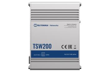 TELTONIKA LAN-TSW200 switch průmyslový TSW200,unmanaged, PoE , 8 x 10/100/1000 Mbps Ethernet, 2 x SFP port