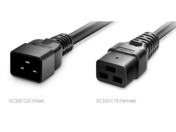IP-C-C9C218 kabel napájecí IEC 320 C19 - IEC 320 C20, délka 1,8m
