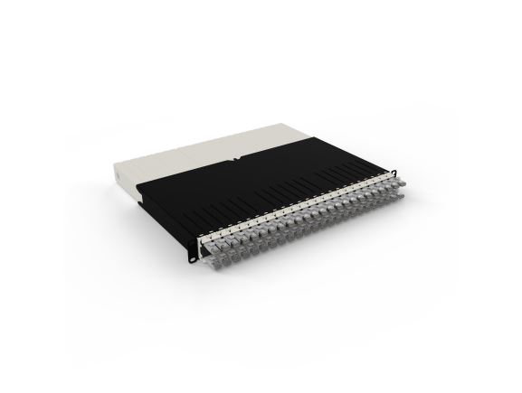 PONEX8STPSL PATCHBOX.ONE Cat.6a sestava (STP, Grey, 0.8m / 8RU)