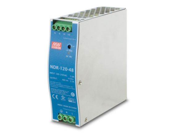 NDR-120-48 napájecí zdroj, 48V, 120W, DC, DIN